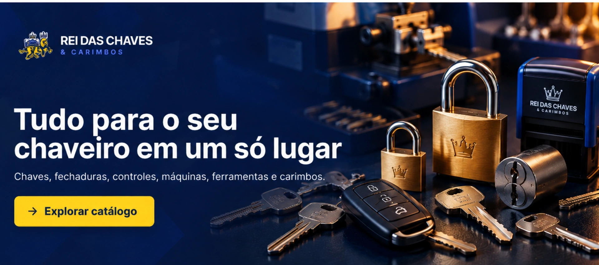 Catálogo Rei das Chaves e Carimbos