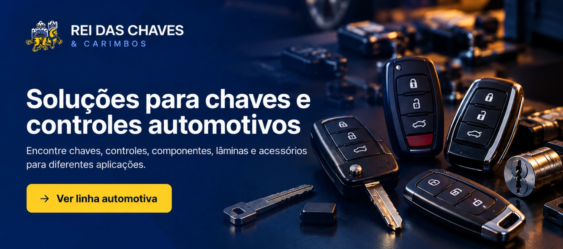 Chaves e controles automotivos