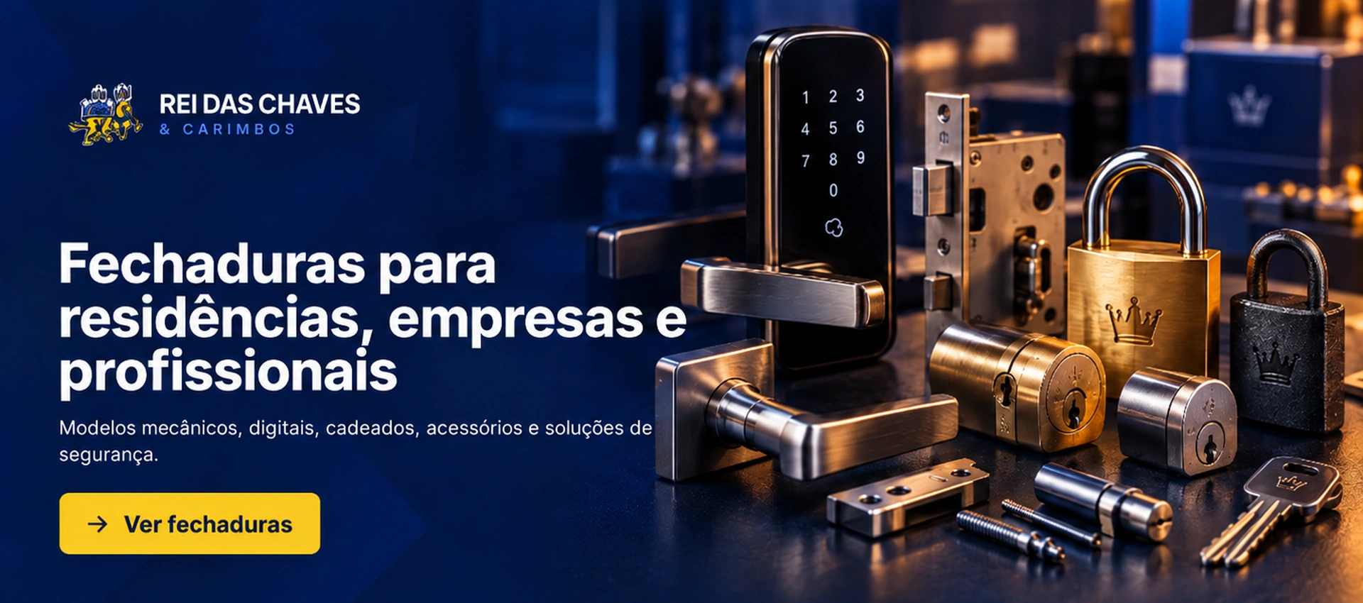 Fechaduras e soluções de segurança