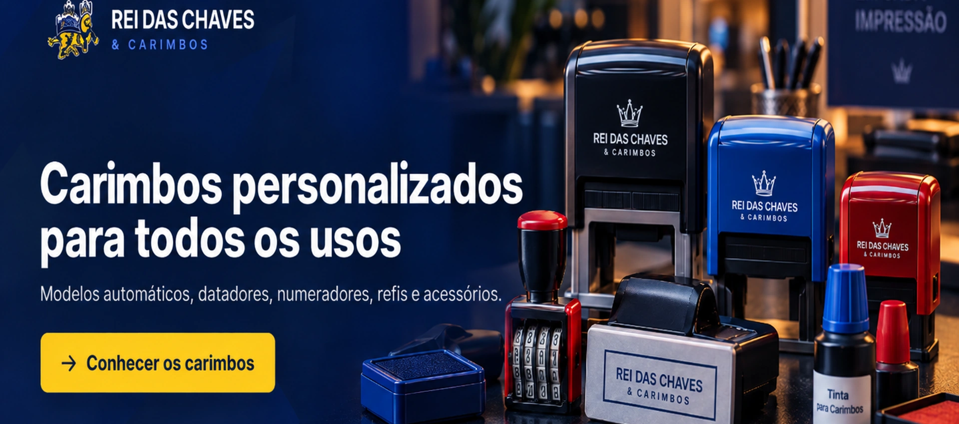 Carimbos personalizados